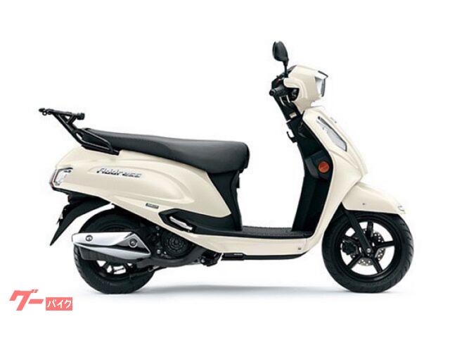 アドレス１２５　国内新車　最新モデル　スズキ正規販売店　リヤキャリア　ＵＳＢソケット（ＴＹＰＥ−Ａ）　シャッター付キーシリンダー