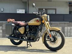ＲＯＹＡＬ　ＥＮＦＩＥＬＤ　クラシック３５０　シグナルズ　デザートサンド　正規ディーラー中古車　サイドボックス　リアキャリア