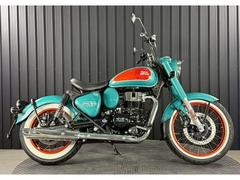 ＲＯＹＡＬ　ＥＮＦＩＥＬＤ　ゴアンクラシック３５０　トリップ・ティール　正規取扱車　トリッパーナビ標準装備　ミニエイプハンドル　ＬＥＤヘッドライト