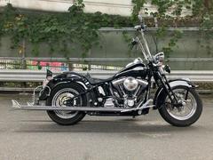 ＨＡＲＬＥＹ−ＤＡＶＩＤＳＯＮ　ＦＬＳＴＳＣ　スプリンガークラシック　ＴＯＤＤＳ１７ｉｎｃｈハンドル　サムソンマフラー　ミクニキャブレター　ツインテックモジュール