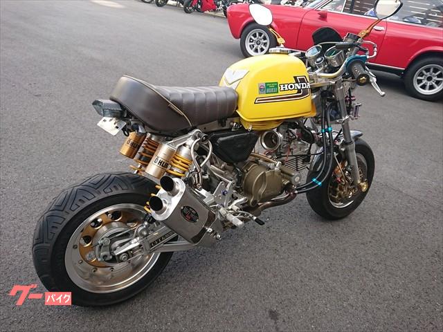 ラ*タ様 ホンダ モンキー中古 タケガワ Fディスク キャリパー Rサス青 Bマ ラ*タ様 ホンダ モンキー中古 タケガワ Fディスク キャリパー R