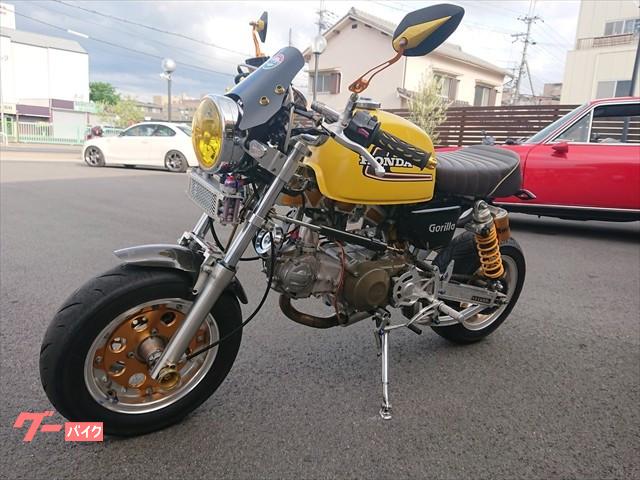 ラ*タ様 ホンダ モンキー中古 タケガワ Fディスク キャリパー Rサス青 Bマ ホンダ モンキー中古 タケガワ Fディスク キャリパー Rサス青 B