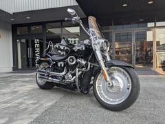 ＨＡＲＬＥＹ−ＤＡＶＩＤＳＯＮ　ＦＬＦＢＳ　ソフテイルファットボーイ１１４　ジキル＆ハイドマフラー　純正フューズドハンドルバー等カスタム有り