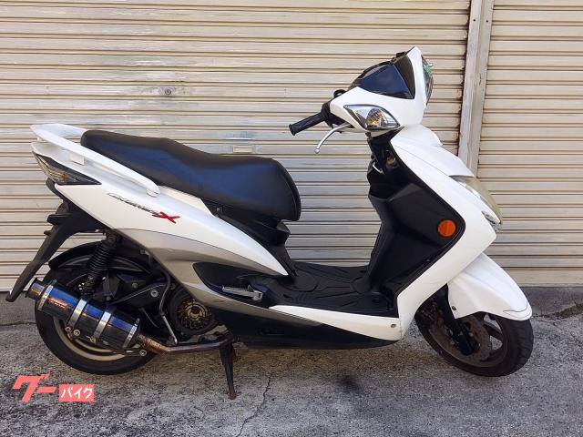 シグナスＸ　ＳＲ　ＳＥ４４Ｊ　ＢＥＡＭＳマフラー付　バッテリー新品
