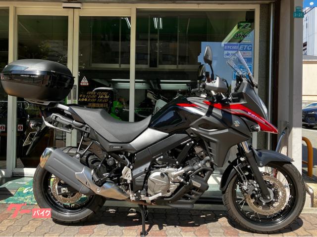 Ｖ−ストローム６５０ＸＴ　ワンオーナー車　ＥＴＣ２．０　純正ＳＵＺＵＫＩロゴ入りＢＯＸ　センタースタンド付き