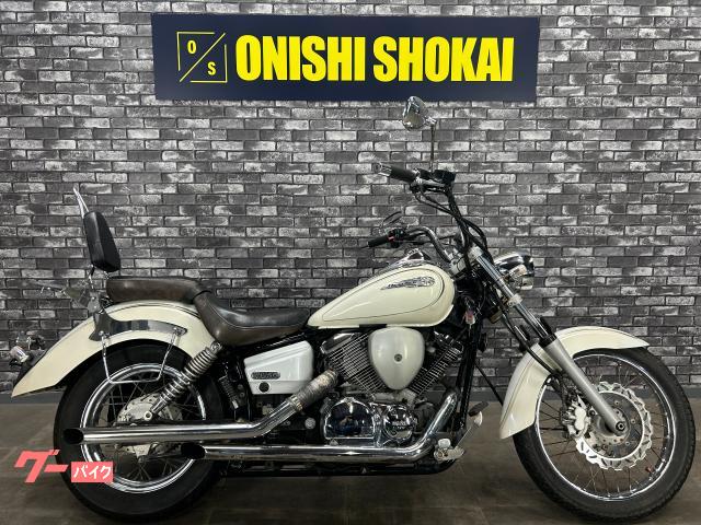 ドラッグスター２５０　社外マフラー　バックレスト　サイドバッグ