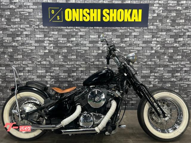 バルカン４００クラシック　スラッシュカットマフラー　スプリンガー　社外タンク