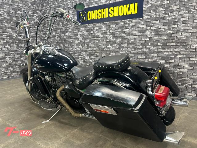 スズキ イントルーダークラシック フィッシュテールマフラー エンジン