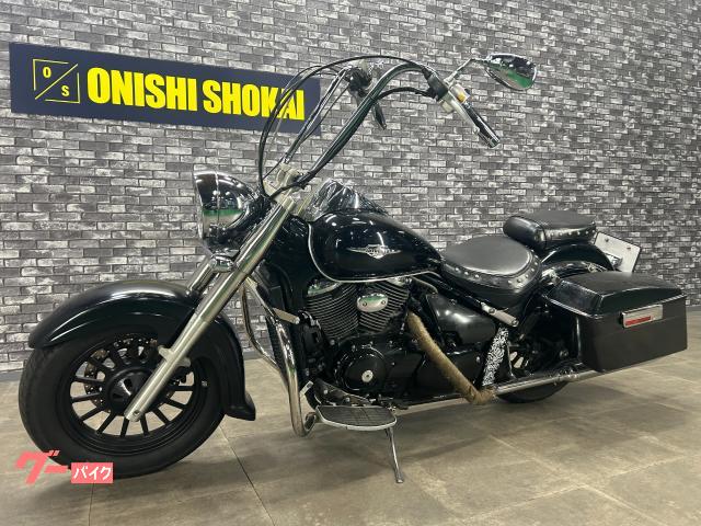 スズキ イントルーダークラシック フィッシュテールマフラー エンジン