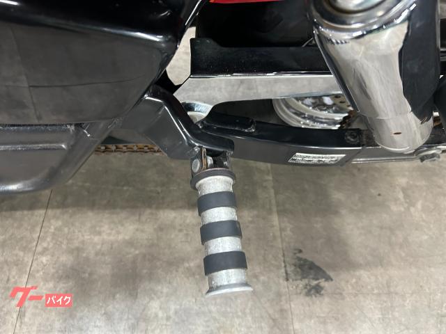 ホンダ シャドウ400 スラッシュカットマフラー バックレスト サイド