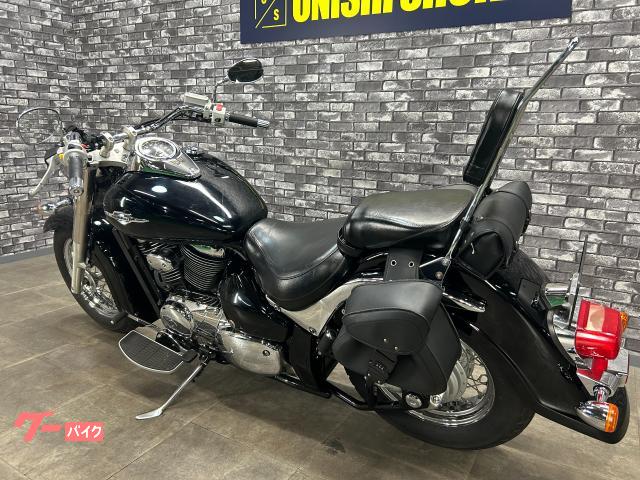 未使用 イントルーダークラシック　ブラック マフラー ステー有り ブルバード 未使用 イントルーダークラシック ブラック マフラー ステー有り
