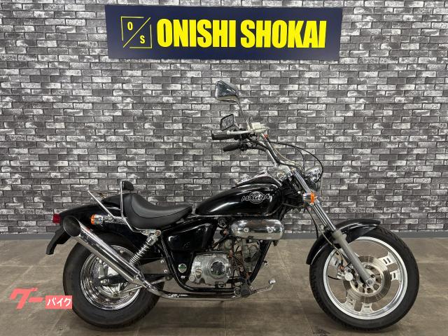 ＭＡＧＮＡ　ＦＩＦＴＹ　デイトナスラッシュカットマフラー　タケガワメーター　バックレスト　アップハンドル