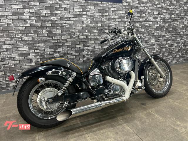 ホンダ シャドウスラッシャー スラッシュカットマフラー サイドバック