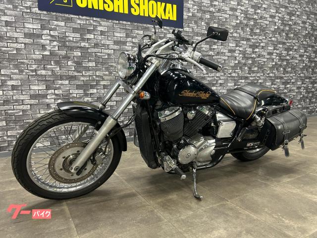 ホンダ シャドウスラッシャー スラッシュカットマフラー サイドバック
