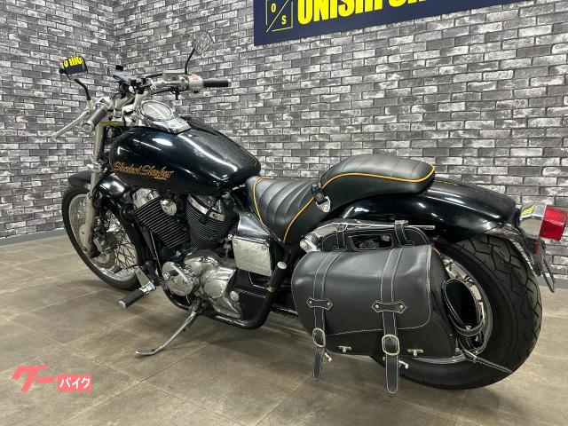 ホンダ シャドウスラッシャー スラッシュカットマフラー サイドバック