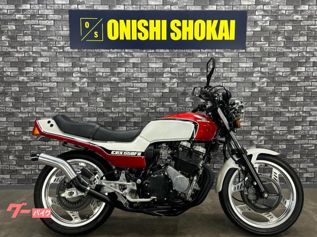 ＣＢＸ５５０Ｆ　マーシャルヘッドライト　社外マフラー　エンジンガード　４００ｃｃ公認登録