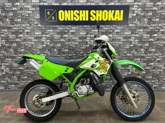 ＫＤＸ１２５ＳＲ　社外マフラー　エクセルリム前後ホイール