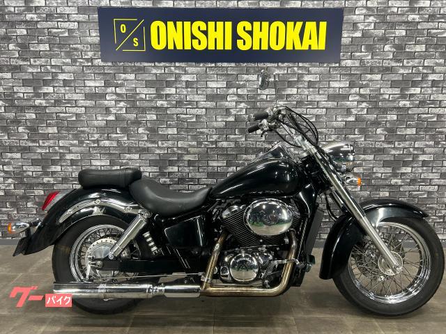 シャドウ４００　社外マフラー　ハリケーンアップハンドル