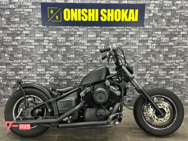 ドラッグスター４００　社外マフラー　シングルシート