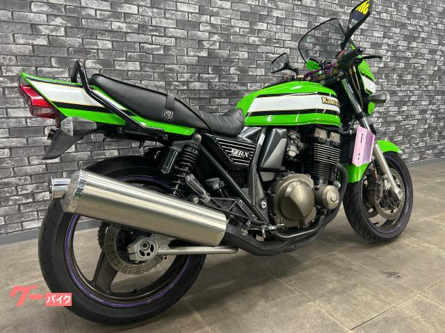 green✴︎即購入OK様 カワサキ ZRX400 社外サイドカバー ロングスクリーン｜大西商会