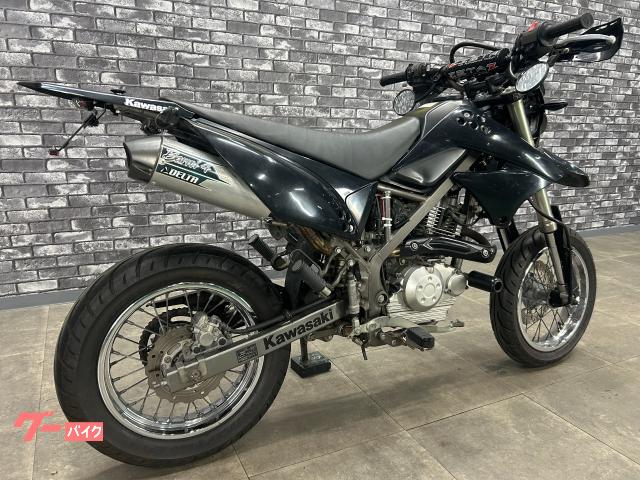 カワサキ Dトラッカー125 バレル4マフラー フェンダーレス