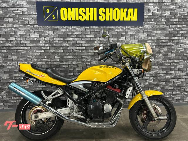 Ｂａｎｄｉｔ２５０Ｖ　社外マフラー　アサヒ風防　アップハンドル