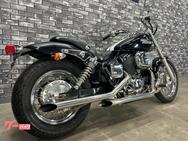 ホンダ シャドウスラッシャー スラッシュカットマフラー サイドバッグ