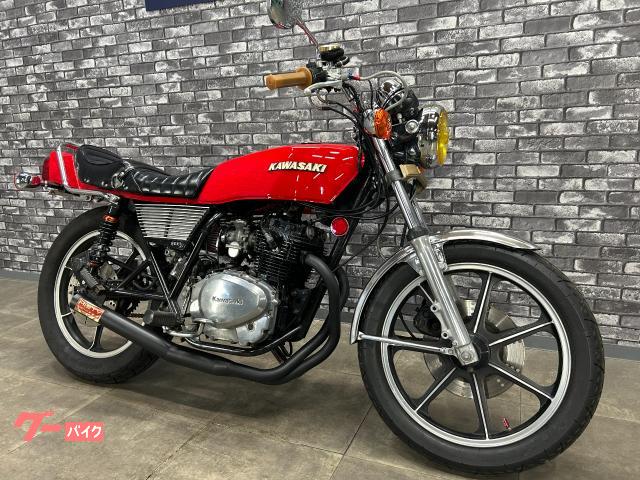 カワサキ Z250FT ミスティマフラー マーシャルヘッドライト