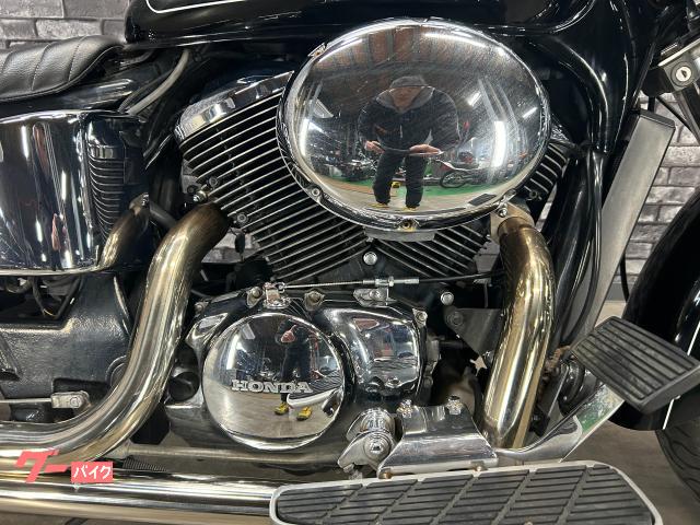 ホンダ シャドウ400 スラッシュカットマフラー CCバー アップ