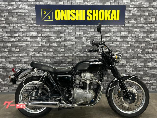 Ｗ６５０　社外ハンドル　サイドバックステー