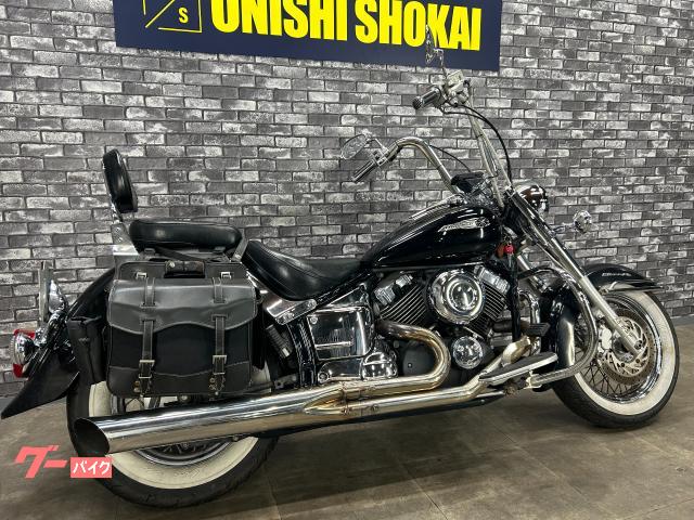 NO.3325 ドラッグスター４００ （ＤＲＡＧＳＴＡＲ）　ＥＴＣ付き　サイドバック付き　スラッシュカットマフラー　ブラック　☆彡 デイトナスラッシュカットマフラー装着！ドラッグスター400！！【市川
