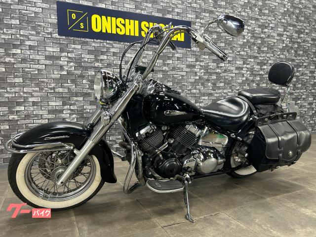 NO.5243　　ヤマハ　ドラッグスター４００クラシック　ＶＨ０２Ｊ　スラッシュカットマフラー　サイドバック　フォグランプ　バックレスト　スクリーン ヤマハ ドラッグスター400 クラシック400 DS4 DSC4 ドラッグパイプ