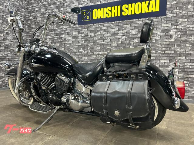 NO.3325 ドラッグスター４００ （ＤＲＡＧＳＴＡＲ）　ＥＴＣ付き　サイドバック付き　スラッシュカットマフラー　ブラック　☆彡 デイトナスラッシュカットマフラー装着！ドラッグスター400！！【市川