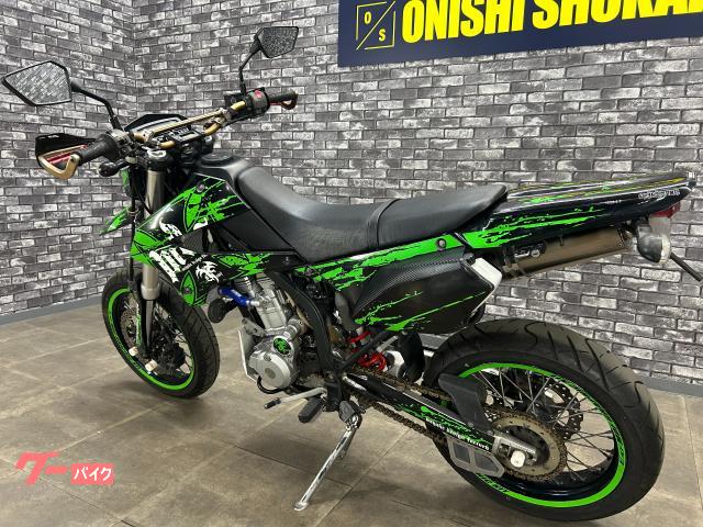 【売れてしまいました、数々有難うございました】Dトラッカー125 カワサキ Dトラッカー125 FI オフロード LX125D リア
