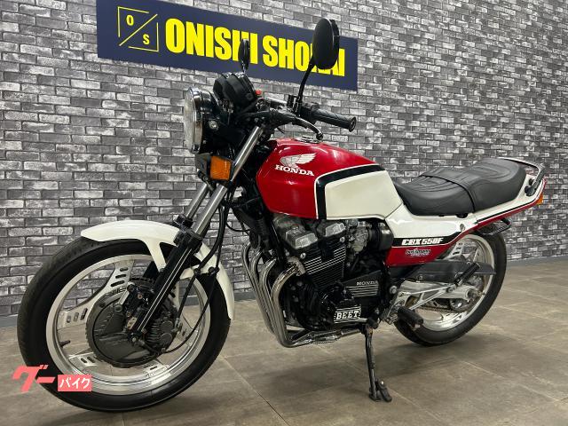ホンダ CBX550F 400CC公認登録 社外マフラー 社外ハンドル