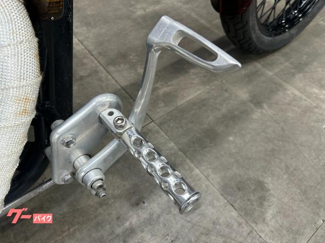 ホンダ スティード400 スラッシュカットマフラー フォーク