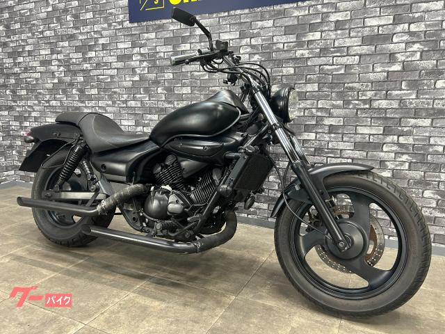 カワサキ エリミネーター250V スラッシュカットマフラー 社外