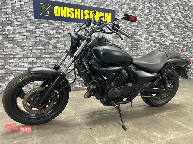 カワサキ エリミネーター250V スラッシュカットマフラー 社外