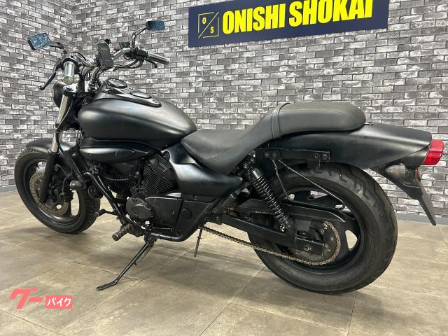 カワサキ エリミネーター250V スラッシュカットマフラー 社外