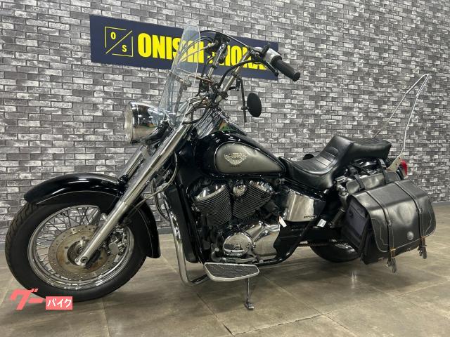 ホンダ シャドウ400 フィッシュテールマフラー CCバー サイド