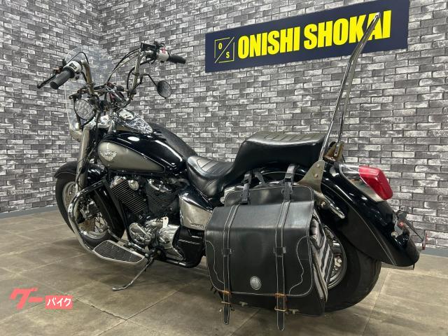 ホンダ シャドウ400 フィッシュテールマフラー CCバー サイド
