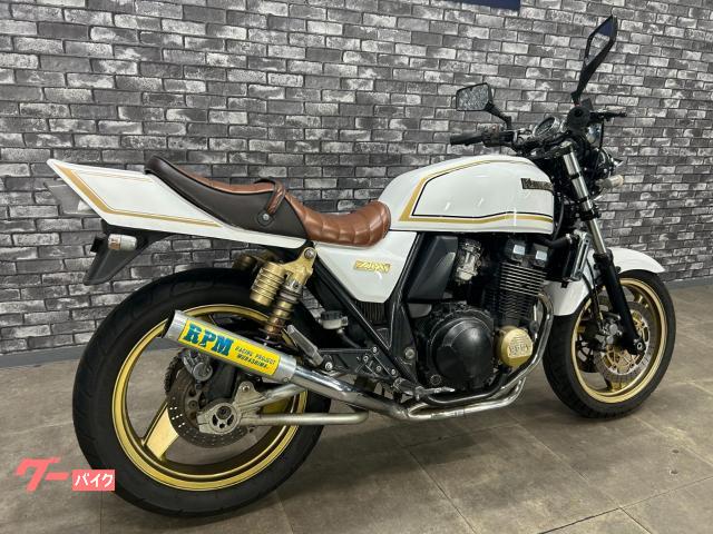 カワサキ ZRX400 RPM管 マーシャルヘッドライト タックロール