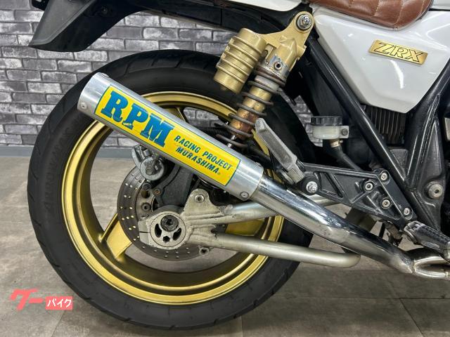 カワサキ ZRX400 RPM管 マーシャルヘッドライト タックロール