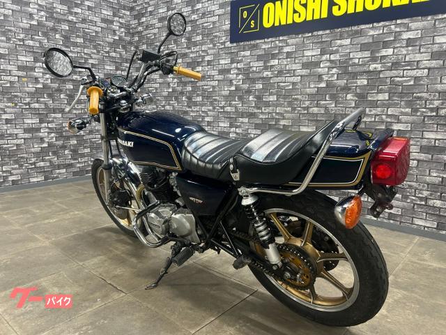 カワサキ Z250FT 社外マフラー マーシャルヘッドライト タック