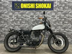 カワサキ　２５０ＴＲ　シングルシート　社外マフラー　社外ハンドル