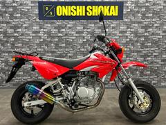 ホンダ　ＸＲ１００　モタード　社外マフラー　リアキャリア