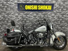 ＨＡＲＬＥＹ−ＤＡＶＩＤＳＯＮ　ＦＬＳＴＣ　ヘリテイジソフテイルクラシック　フィッシュテールマフラー　バックレスト