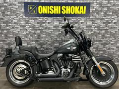 ＨＡＲＬＥＹ−ＤＡＶＩＤＳＯＮ　ＦＬＳＴＦＢ　ファットボーイロー　バンス＆ハインズマフラー　アレンネスエアクリ　バックレスト付き