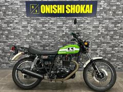カワサキ　２５０ＴＲ　社外マフラー　リアキャリア