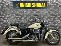 ホンダ　シャドウ４００　社外スラッシュカットマフラー　ＣＣバー